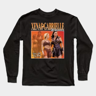 Xena & Gabrielle Retro Long Sleeve T-Shirt